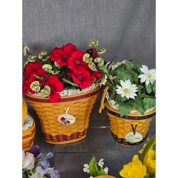 Longaberger Collector's Club Miniature May Series Basket Collection All 14!! - Picture 5 of 8